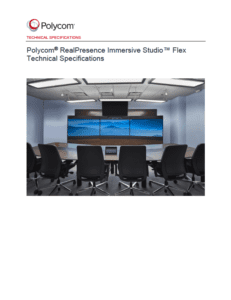 Datasheet - Poly RealPresence Immersive Studio Flex